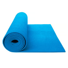 Cargar imagen en el visor de la galería, Colchoneta Mat Yoga Pilates Deportes 10 Mm Pvc Calidad - Azul