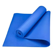 Cargar imagen en el visor de la galería, Colchoneta Mat Yoga Pilates Deportes 10 Mm Pvc Calidad - Azul