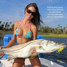 Cargar imagen en el visor de la galería, Kit Señuelos De Pesca 5 Piezas Para Agua Insecto 5cm Amarillo