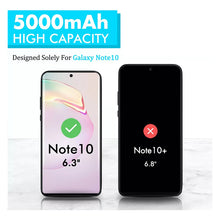Cargar imagen en el visor de la galería, Funda Cargador Bateria Para Samsung Galaxy Note 10 5000mah Negro