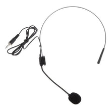 Cargar imagen en el visor de la galería, Sistema Inalámbrico De Diadema Electret Micrófono Negro