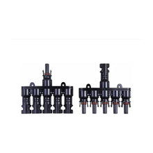 Cargar imagen en el visor de la galería, Par Conector Mc4 5 A 1 Negro