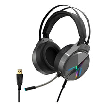 Cargar imagen en el visor de la galería, Audífono Gamer Taidu Ths309 Rgb + Mic 7.1 Sonido Envolvente Negro