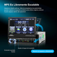 Load image into Gallery viewer, Radio Pantalla Retráctil De 7 Pulgadas Mirror Link 1 Din Negro