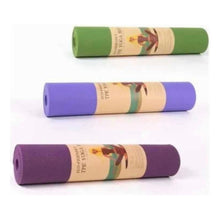 Cargar imagen en el visor de la galería, Tapete Para Hacer Ejercicio Yoga Mat Antiderrapante 1.75 Cm Color Verde