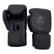 Cargar imagen en el visor de la galería, Guantes De Boxeo Profesional De Alta Calidad Con Velcro 12oz Negro