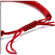Cargar imagen en el visor de la galería, Pulsera Unisex Protección Energias Hilo Rojo 0 Mm 25 Cm