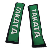 Load image into Gallery viewer, 2 Cubre Cinturon Auto Tuning Universal Rg_imports Verde Oscuro