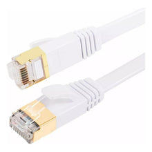 Cargar imagen en el visor de la galería, Cable De Red Plano Categoria 7 Ct7 Rj45 Internet 3m