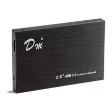 Cargar imagen en el visor de la galería, Cofre Estuche Usb 3.0 Ext. Disco Duro Notebook 2.5 Sata Max 3tb Negro
