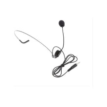 Cargar imagen en el visor de la galería, Sistema Inalámbrico De Diadema Electret Micrófono Negro