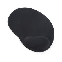 Cargar imagen en el visor de la galería, Mouse Pad Apoya Muñeca Gel Ergonómico Antideslizante Ultra Color Negro