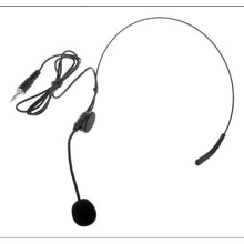 Cargar imagen en el visor de la galería, Sistema Inalámbrico De Diadema Electret Micrófono Negro