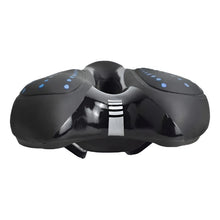 Load image into Gallery viewer, Sillín Gel Ergonómico Anti Prostático Para Bicicleta Azul 27 Cm 16 Cm