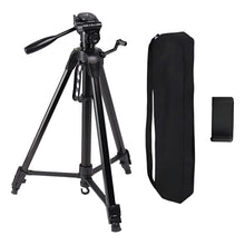 Load image into Gallery viewer, Trípode Profesional Para Cámara, Celular, Video Negro