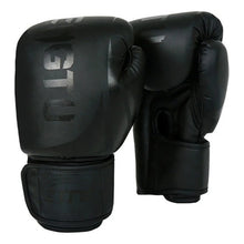 Cargar imagen en el visor de la galería, Guantes De Boxeo Profesional De Alta Calidad Con Velcro 12oz Negro
