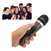 Cargar imagen en el visor de la galería, Micrófono De Cable Micrófono De Bobina Móvil 6,5 Mm Corazón Negro