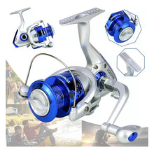 Cargar imagen en el visor de la galería, Carrete De Pescar Giratorio Serie 5/6/7000 Azul