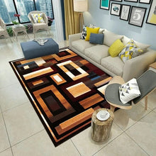 Cargar imagen en el visor de la galería, Alfombra Cafe Diseño Rectangular Tono Combinable 200x240 2.4 M 2 M Marrón Claro