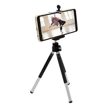 Load image into Gallery viewer, Tripode Philco Tr217 Para Smartphone Metalico Negro