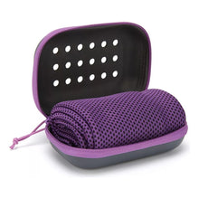 Cargar imagen en el visor de la galería, Toalla Deportiva Refrescante Xl Fácil Secado Púrpura