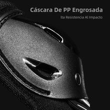 Cargar imagen en el visor de la galería, Protecciones Rodilleras Y Coderas Articuladas Moto Y Bici Negro Única