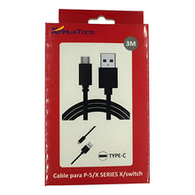 Cargar imagen en el visor de la galería, Cable De Carga Para N Switch Xbox Series Ps5 De 3 Metros