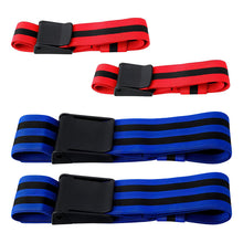 Cargar imagen en el visor de la galería, Bandas Oclusivas Para Limitar Caderas Y Piernas Hipertrófica Color Azul Petróleo