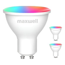 Cargar imagen en el visor de la galería, Bombilla LED inteligente Gu10 X3 RGB