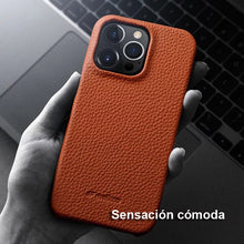 Cargar imagen en el visor de la galería, Funda De Cuero Genuino Para iPhone 15 Plus