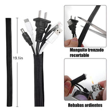 Load image into Gallery viewer, 204 Kit Multifunción Organizador Cables Adhesivo Antinudos Varios