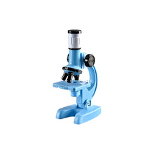 Cargar imagen en el visor de la galería, Kit De Ciencia Para Niños Microscopio Juguete Educativo Azul Claro