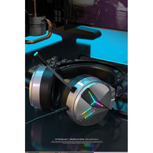 Cargar imagen en el visor de la galería, Audífono Gamer Taidu Ths309 Rgb + Mic 7.1 Sonido Envolvente Negro