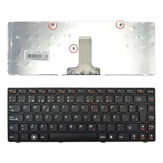 Teclado Para Lenovo G470 V470 B470 B490 G475 B475e B480 M49 Negro Español Latinoamérica