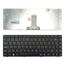 Cargar imagen en el visor de la galería, Teclado Para Lenovo G470 V470 B470 B490 G475 B475e B480 M49 Negro Español Latinoamérica