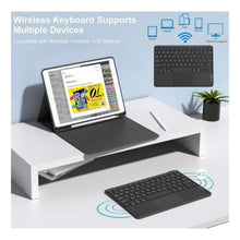 Load image into Gallery viewer, Funda Carcasa Con Teclado Touchpad Para iPad 10.2 7/8/9 Gene Negro
