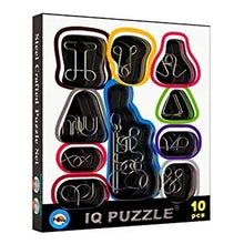 Cargar imagen en el visor de la galería, Juego De 10 Piezas Ingenio Rompecabezas Puzzle Metal Premium Tc