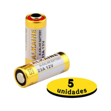 Cargar imagen en el visor de la galería, Pack 5 Pilas 23a 12v Control Portón Alarma Pila 23 A 12 V