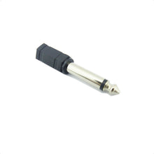 Load image into Gallery viewer, Adaptador Audio Plug Jack Entrada 3.5 Mm Salida 6.3 Mm Mono
