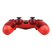 Load image into Gallery viewer, Joystick Inalámbrico Compatible Con Ps4 Doubleshock Transparente Rojo