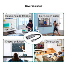 Cargar imagen en el visor de la galería, Adaptador Usb 3.1 Tipo CA Compatible Con Hdmi Blanco