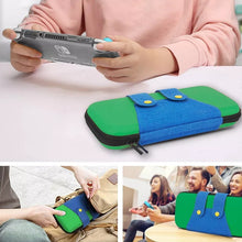 Cargar imagen en el visor de la galería, Bolso Estuche Protector Nintendo Switch De Mario Bross Rojo Verde