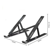 Cargar imagen en el visor de la galería, Soporte Elevador Notebook Base Plegable Laptop Portatil Color Blanco