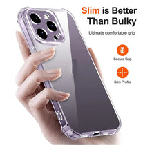 Load image into Gallery viewer, Carcasa Para Iphone14 Pro+lamina Vidrio Completa Tansparente Transparente Carcasa Anti Golpes Para iPhone Lamina Vidrio Completa