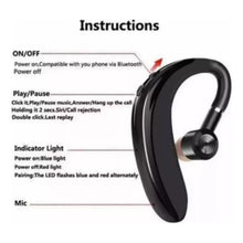 Load image into Gallery viewer, Audífonos Bluetooth Inalámbrico S109 Comodidad Calidad Negro