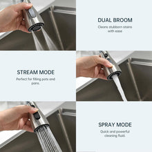 Cargar imagen en el visor de la galería, Grifo Monomando De Cocina De Níquel Cepillado Appaso Plateado