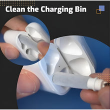 Load image into Gallery viewer, Cepillo Limpiador De Audifonos 3 En 1 Blanco