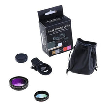 Cargar imagen en el visor de la galería, Lente Gran Angular + Macro Ojo De Pez Color Dorado Dorado