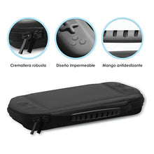 Load image into Gallery viewer, Estuche Protector Compacto Para Nintendo Switch Lite Negro