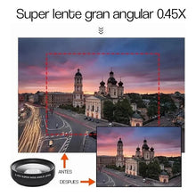 Cargar imagen en el visor de la galería, Lente Gran Angular + Macro Ojo De Pez Color Dorado Dorado